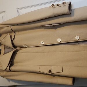 Kenneth Cole Reaction Full Length Winter coat, size 10, cream